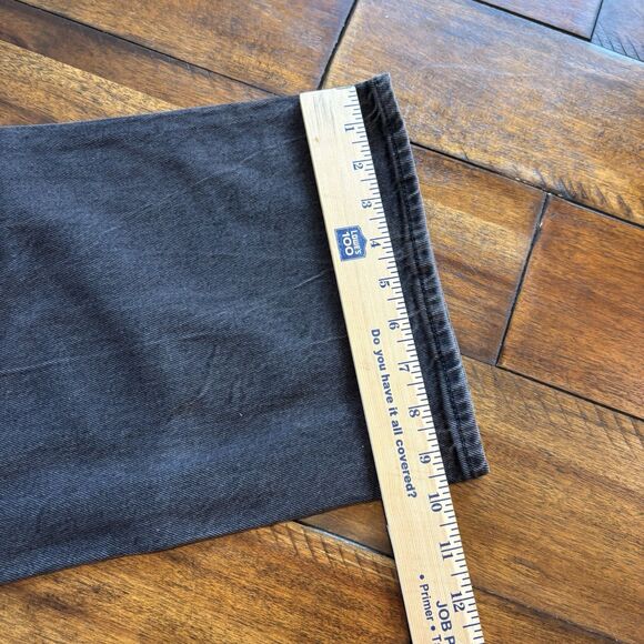 Old Navy Sky Hi Wide Leg Black Jeans 8 Extra High Rise New - Picture 5 of 9